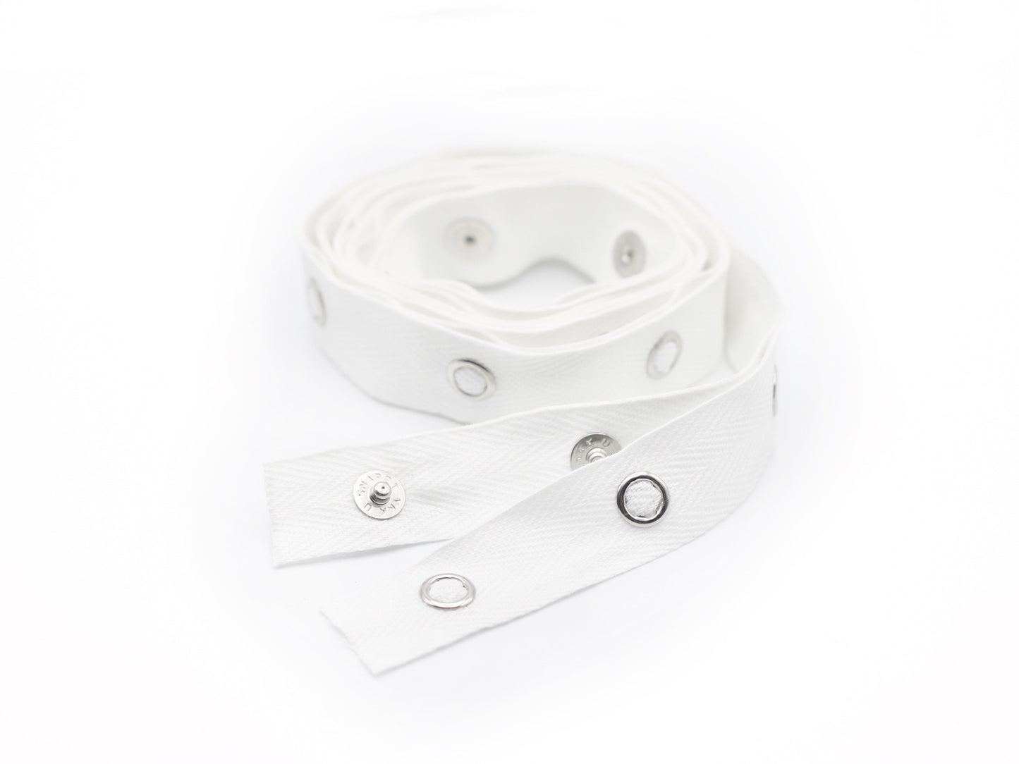 Small roll of white snap tape