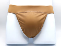 Thong back dance belts in color cedar perfect for Latino or light African dancers