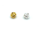 2 pairs of 11 mm magnetic clasp; 1 in goldtone and 1 in silvertone