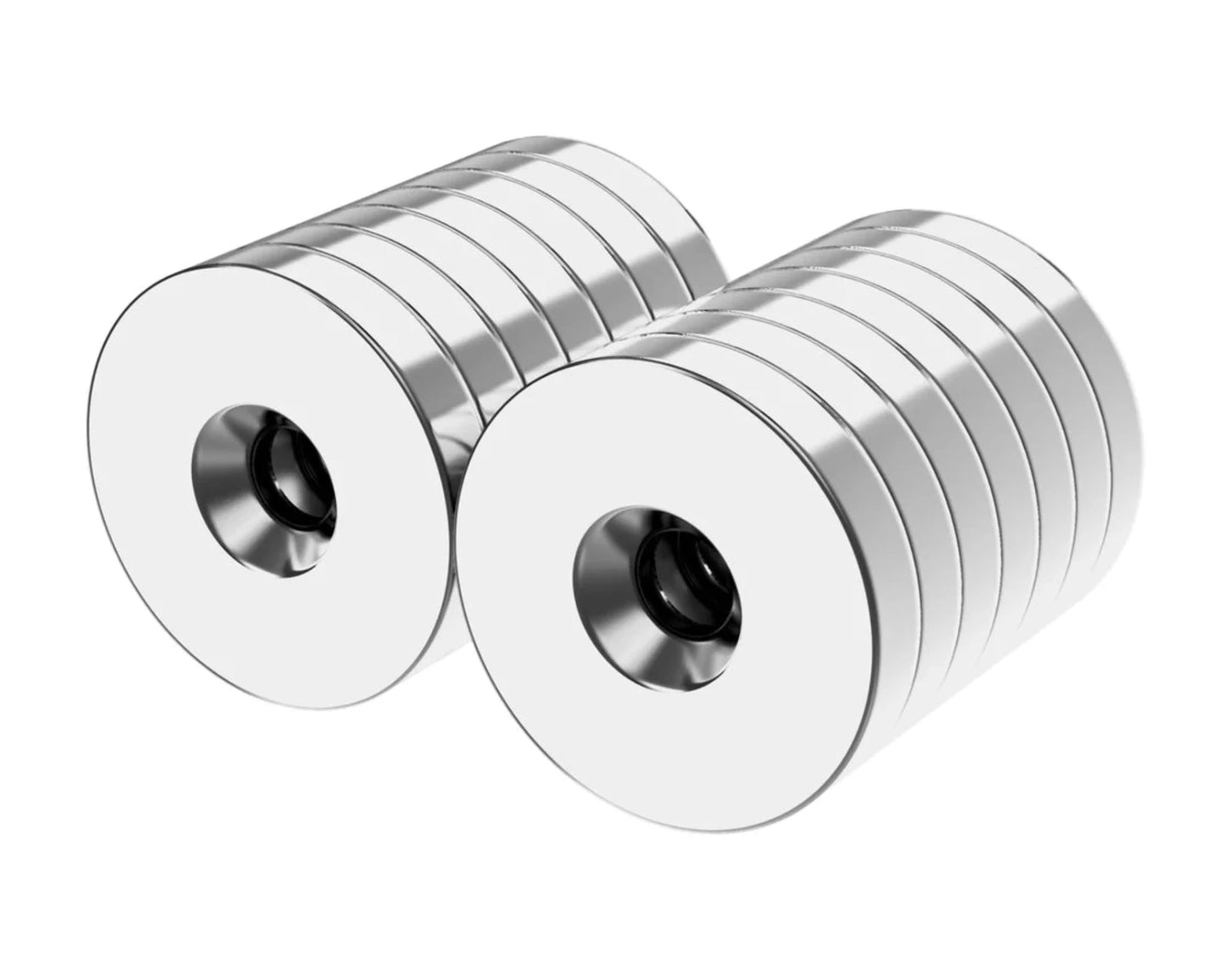 sets of magnetic rings for ease of sewing and quick changes