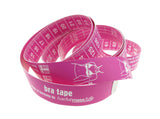 Pink Bra tape coiled 