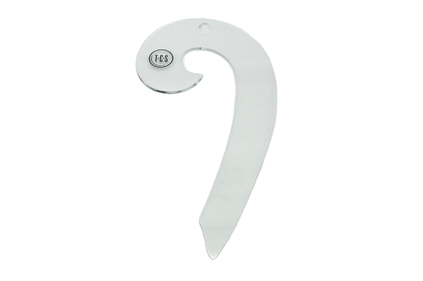 Transparent clear french curve