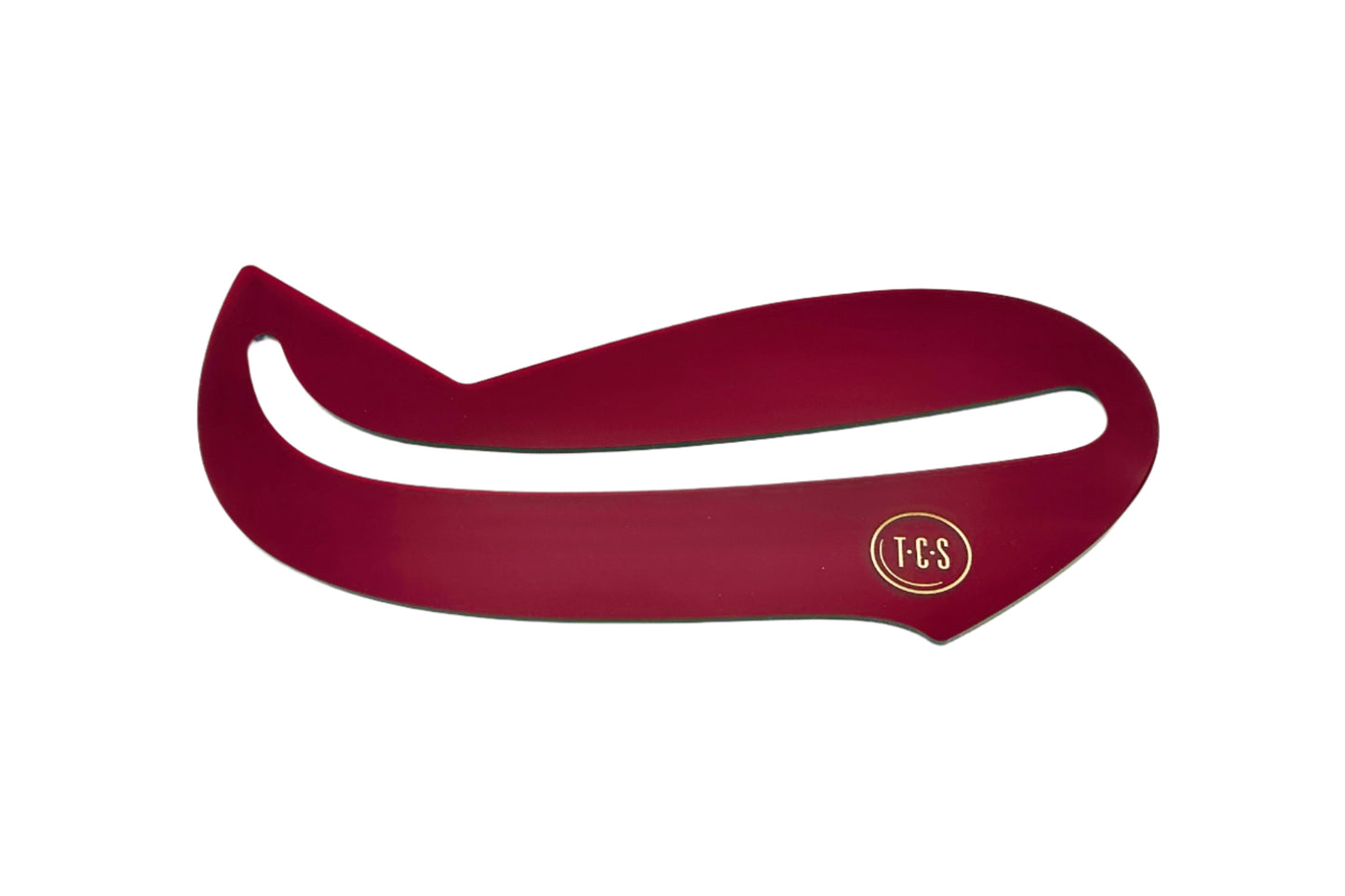 Red transparent multi-curve