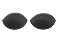 1 pair of black push up bust pads