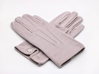 Gray cotton dress gloves