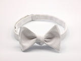 white pique bowtie pre-tied