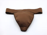 Thong back Dance belt in color Mahogany for African American Dancers