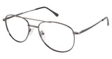 aviator eyeglass grame in gunmetal; 1970's, 1980's cool glasses 