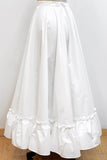 100% cotton petticoat with ruffle 